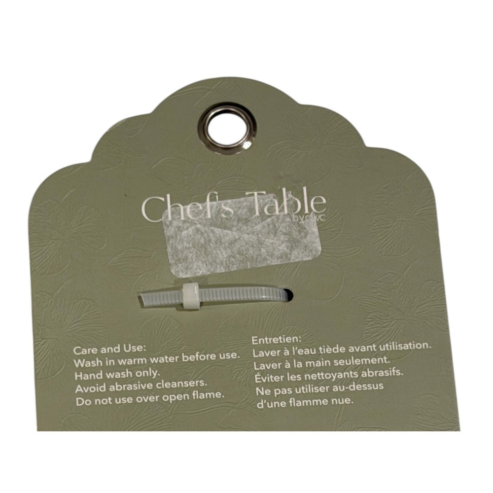 Chef's Table by CWC Kitchen Shears with Sheath Sage Green EDSHEAR2 New - Picture 4 of 5